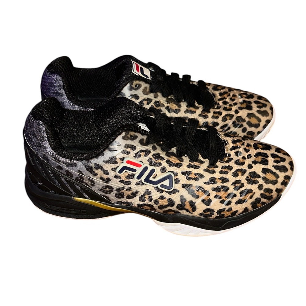 Fila leopard print shoes